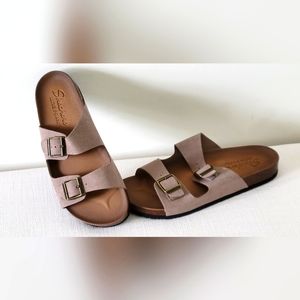 SKECHERS SANDALS Womans Size 9 LUXE FOAM Style Sandals/Shoes LIGHTWEIGHT